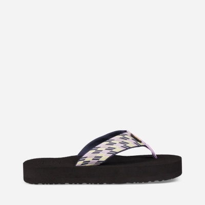 Teva Original Mush Women's Dark Purple Flip Flops CA12084 Canada Clearance